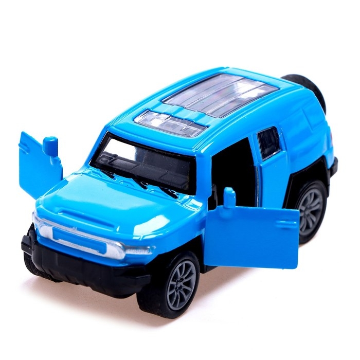 Машина металлическая «Крузер», 1:48, инерция, открываются двери, цвет синий Машина металлическая «Крузер», 1:48, инерция, открываются двери, цвет синий