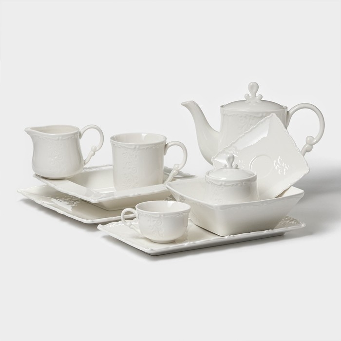 Чайная пара Magistro фарфоровая Kingdom, кружка 230 мл Чайная пара Magistro фарфоровая Kingdom, кружка 230 мл