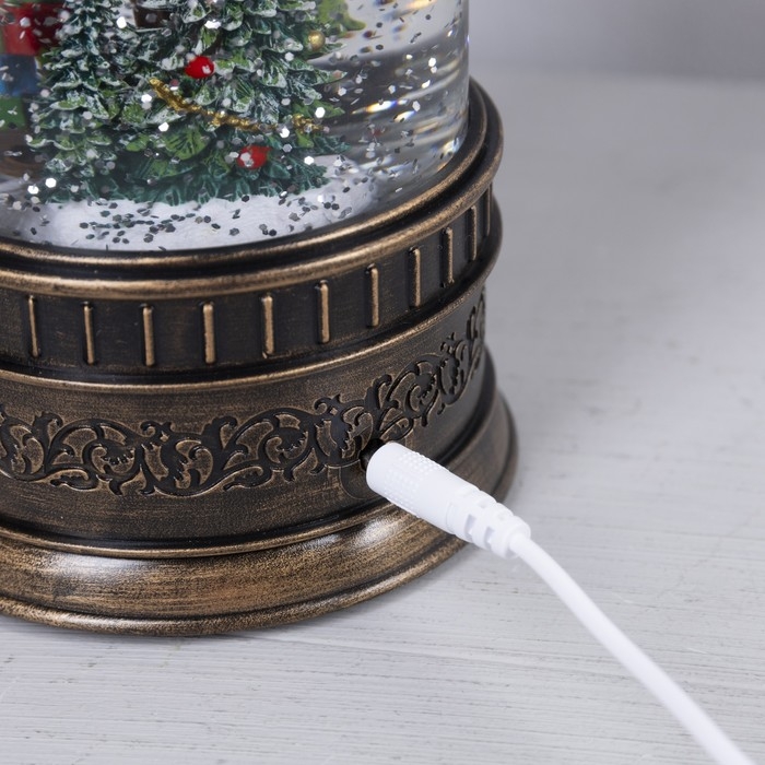 Светодиодная фигура «Фонарь с эльфом» 14 × 27 × 14 см, пластик, батарейки ААх3 (не в комплекте), USB, свечение тёплое белое Светодиодная фигура «Фонарь с эльфом» 14 × 27 × 14 см, пластик, батарейки ААх3 (не в комплекте), USB, свечение тёплое белое