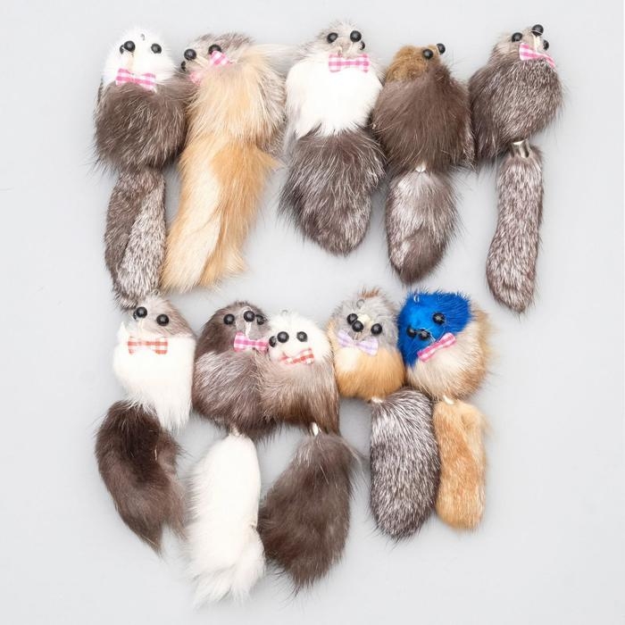 Мышь из натурального меха малая, корпус 5 см, микс цветов Мышь из натурального меха малая, корпус 5 см, микс цветов