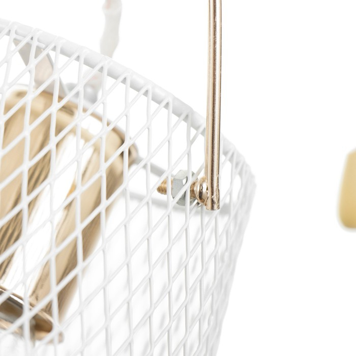 Бра 662404/1 40Вт E27белый-золото 24х15х22 см