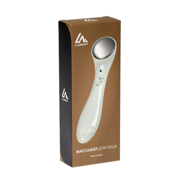 Массажёр для лица Luazon LMZ-033, электрический, 2 режима, от батарейки (в комплекте), белый Массажёр для лица Luazon LMZ-033, электрический, 2 режима, от батарейки (в комплекте), белый