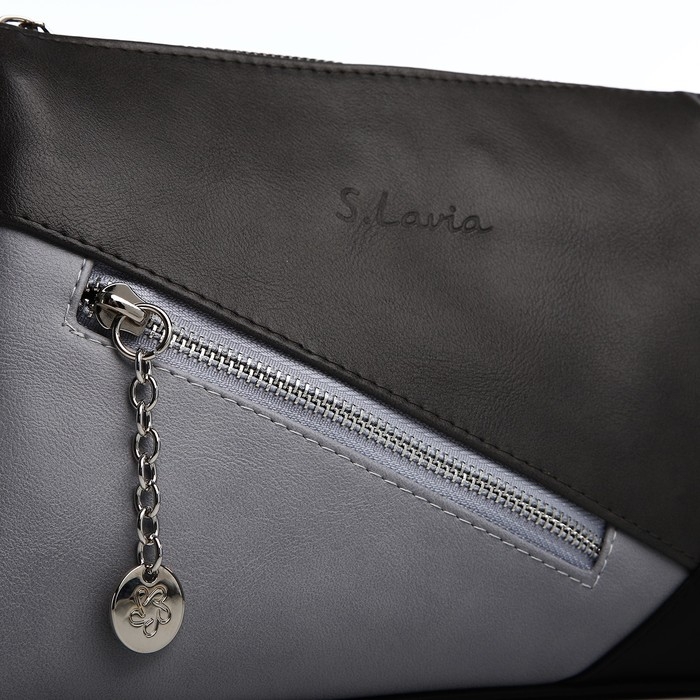 Сумка кросс-боди на молнии, цвет серый Сумка кросс-боди на молнии, цвет серый