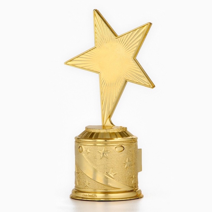 Кубок наградная фигура: звезда литая &laquo;Победитель по жизни&raquo; золото, пластик, 16 х 8,5 х 6 см.