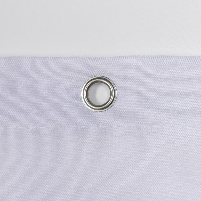 Штора для ванны Доляна «Мрамор» с люверсами, 180×180 см