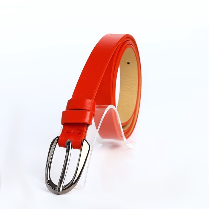 Ремень женский, ширина 1,6 см, пряжка металл, цвет Ремень женский, ширина 1,6 см, пряжка металл, цвет