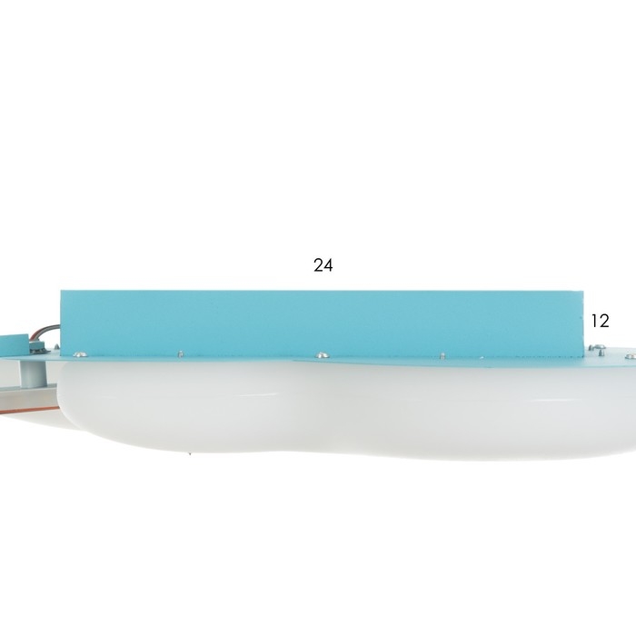 Люстра с ПДУ Люстра с ПДУ "Гитара" 1хLED 120Вт 3000-6000К голубой 64х30х7 см BayerLux