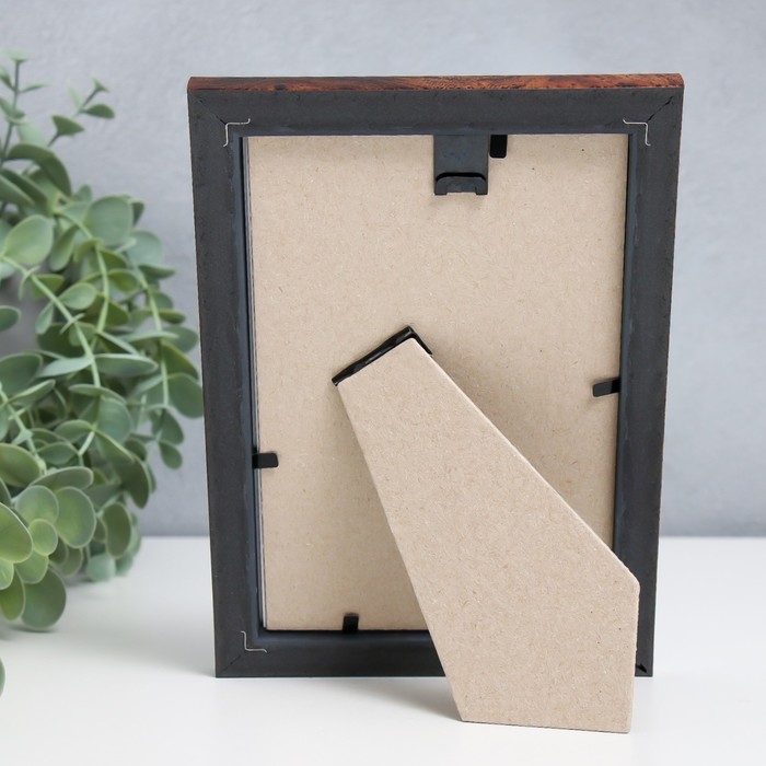 Фоторамка пластик Фоторамка пластик "Офис 8" 10х15 см, карельская берёза