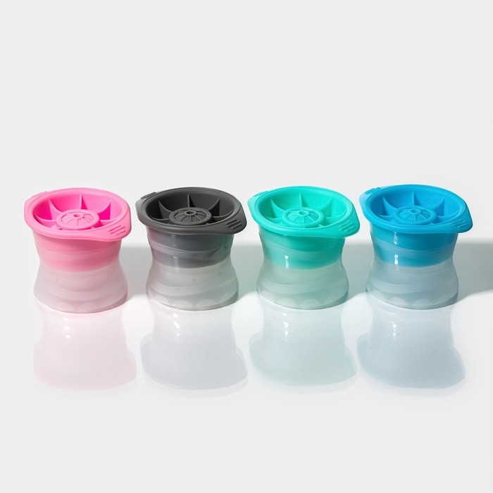 Форма для льда «Сфера» Доляна, 11×8,5×8 см, цвет МИКС Форма для льда «Сфера» Доляна, 11×8,5×8 см, цвет МИКС