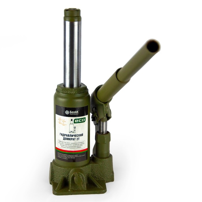 Домкрат гидравлический  Домкрат гидравлический "БелАК" ECO БАК.70011, подъем/подхват 278/148 мм, 2 т