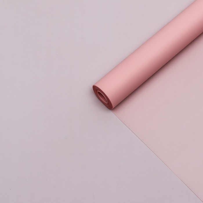 Пленка матовая,  Пленка матовая, "PASTEL",  Светлый лосось 0,59 х 7 м 180гр