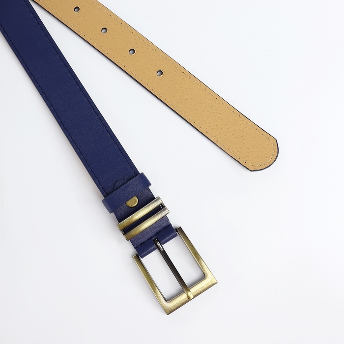 Ремень женский, ширина 2,5 см, винт, цвет синий Ремень женский, ширина 2,5 см, винт, цвет синий