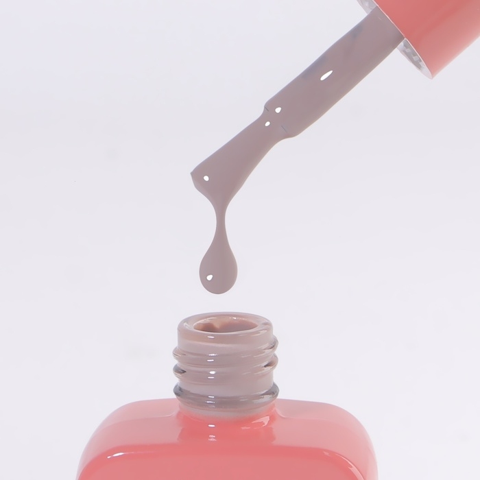 Гель лак для ногтей «SIMPLE», 3-х фазный, 10 мл, LED/UV, цвет серый (106)