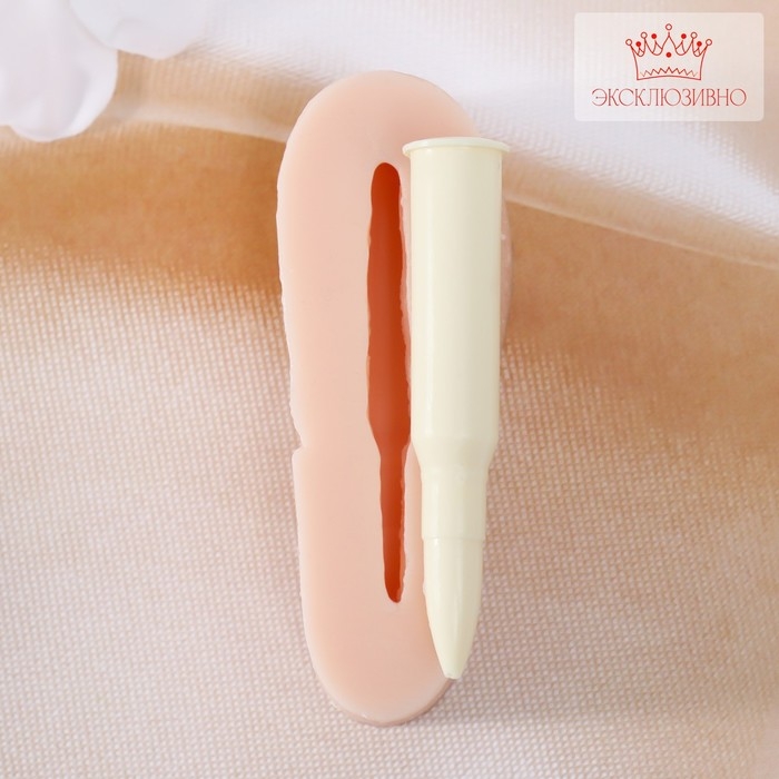 Молд силиконовый Молд силиконовый "Патрон" длина 6 см