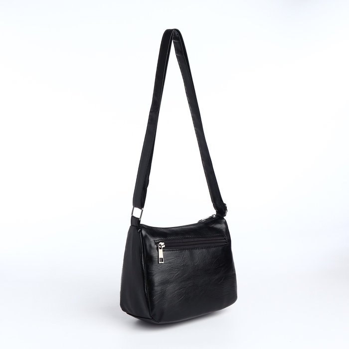 Сумка женская на молнии, цвет чёрный Сумка женская на молнии, цвет чёрный