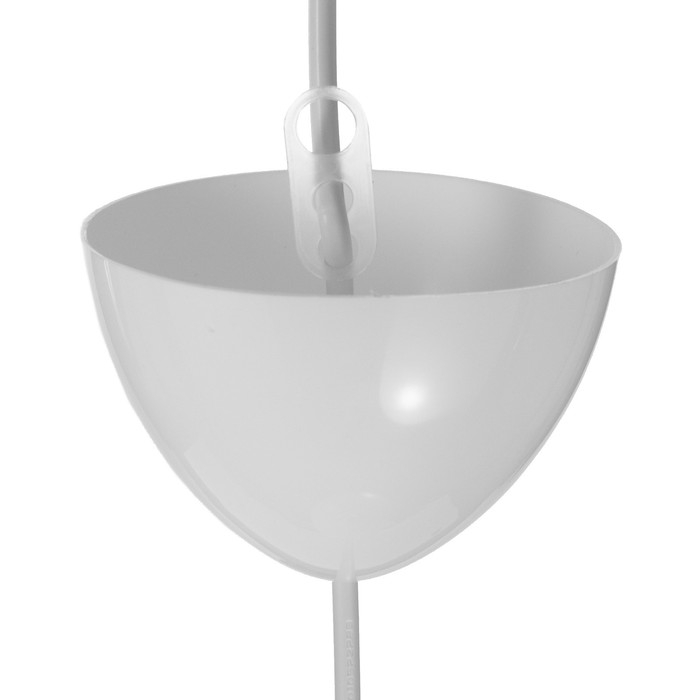 Люстра BayerLux 1342513/1BK 1хE27 40W белый/серебро