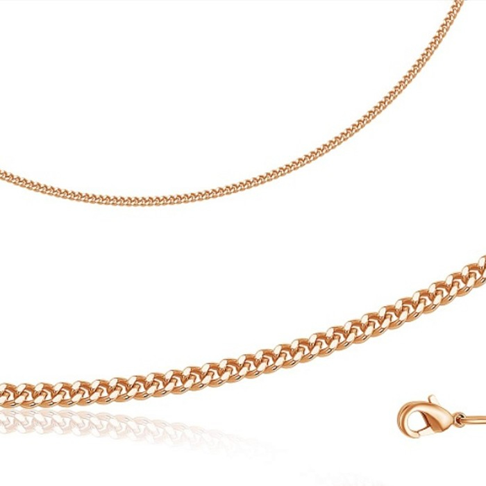 Браслет «Панцирное плетение» ривьера, позолота, 18 размер Браслет «Панцирное плетение» ривьера, позолота, 18 размер