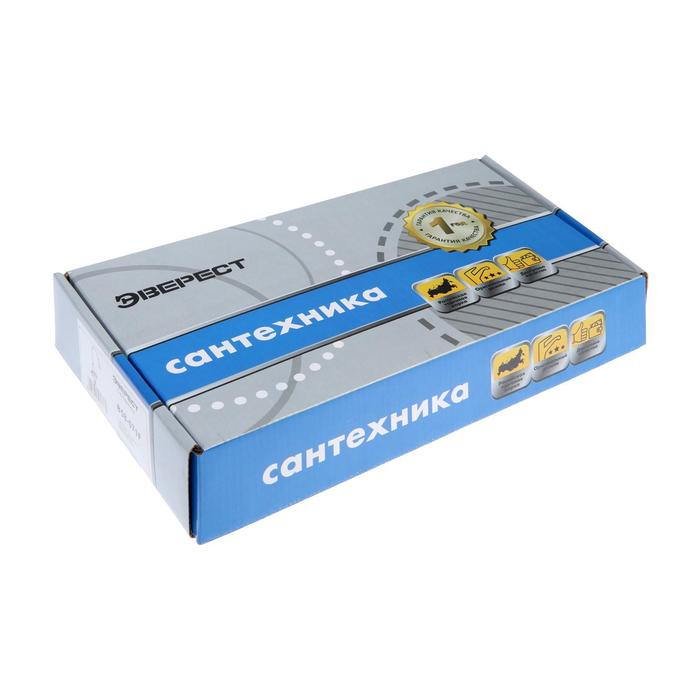 Cмеситель для кухни Cмеситель для кухни "Эверест" B58-071F, двухвентильный, высокий излив, на гайке, хром/черный