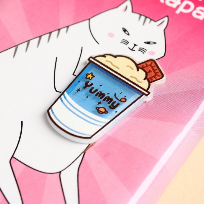 Кондитерская плитка &laquo;Держи кофе без сахара&raquo; с декоративным элементом, 100 г.