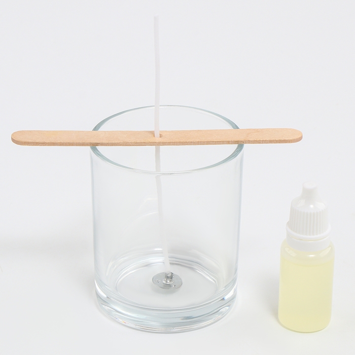 Свеча своими руками. Создание цветной ароматической свечи с блестками «Счастье начинается с тебя», набор для творчества