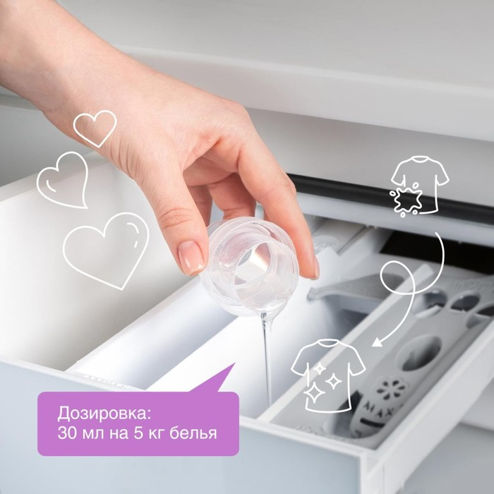 Кондиционер-ополаскиватель для белья Synergetic  Кондиционер-ополаскиватель для белья Synergetic "Лавандовое поле", биоразлагаемый,гипоаллергенный, 5 л