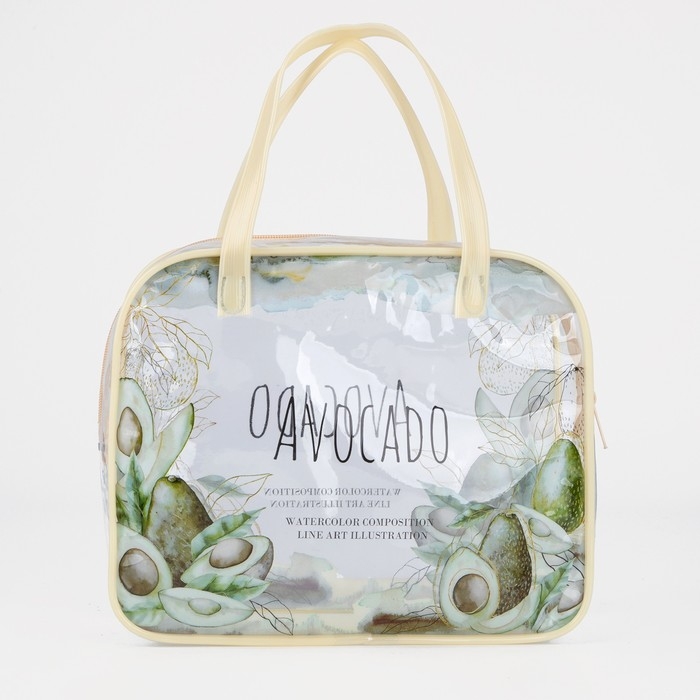 Косметичка на молнии, цвет бежевый Косметичка на молнии, цвет бежевый