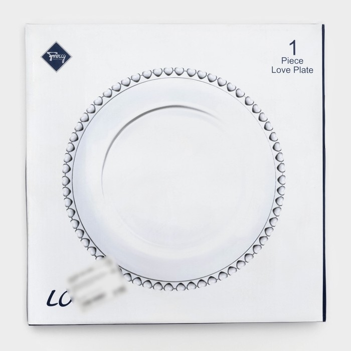 Тарелка - блюдо подстановочное «Розе», 27,5×27,5×2 см Тарелка - блюдо подстановочное «Розе», 27,5×27,5×2 см