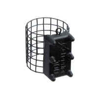 Груз-кормушка металлическая X-FEEDER ME GRUNT M GRID, цвет Matt Black, 100 г, 35 мл