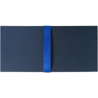 Конверт д/денег (коробка)с бантом,тиснение ЛЕН,172х83х16,синий, Д10303П.027