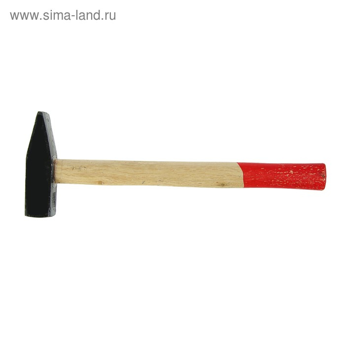Молоток слесарный ЛОМ, квадратный боек, деревянная рукоятка, 800 г