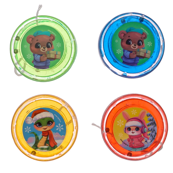 Новый год. Йо-Йо «Веселье» змейка, d= 5,5 см