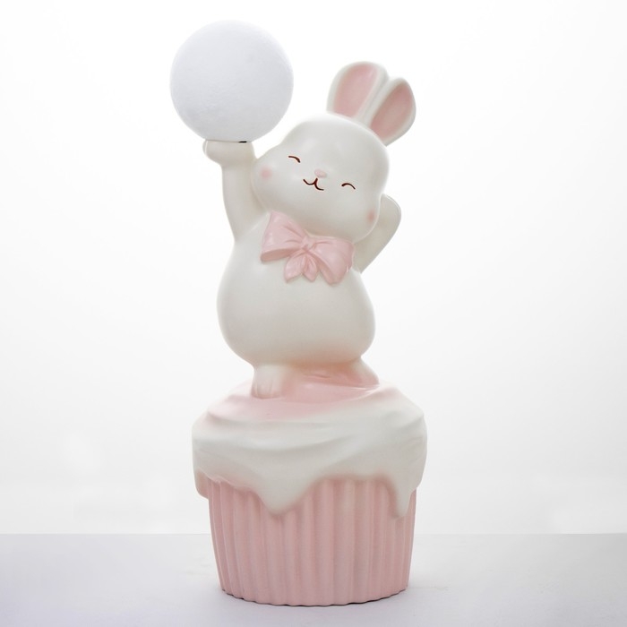 Торшер  Торшер "Зайка" LED USB розовый 30х30х69см