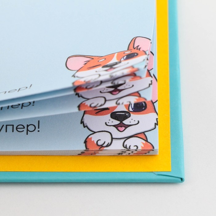 Блок для записей 3 шт. по 30 листов, стикеры, ручка шариковая синяя паста 0,7 мм «Для тех, укого лапки» Блок для записей 3 шт. по 30 листов, стикеры, ручка шариковая синяя паста 0,7 мм «Для тех, укого лапки»