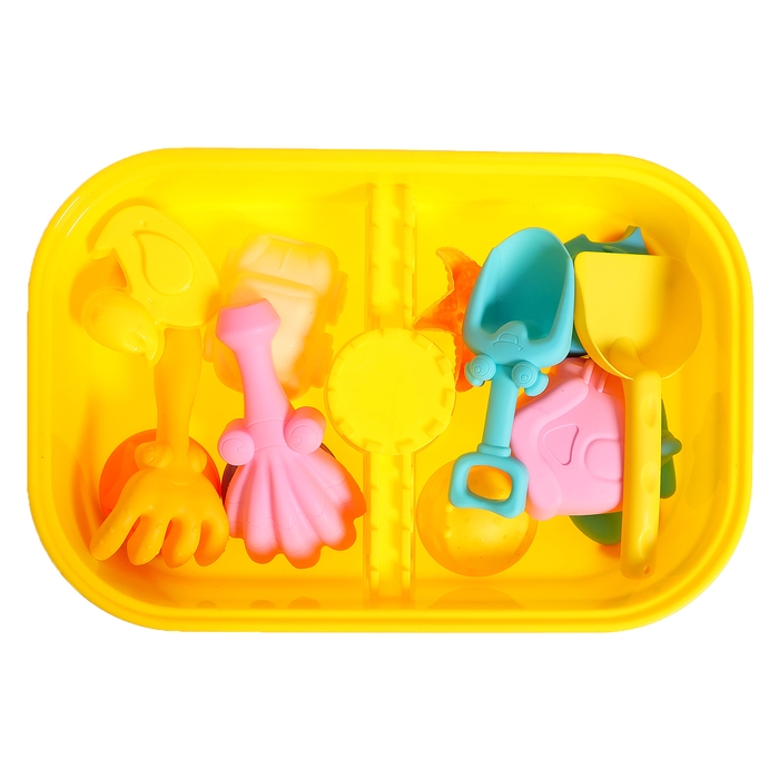 Набор для игры в песке &laquo;Весело играем&raquo;, со столиком, 11 предметов