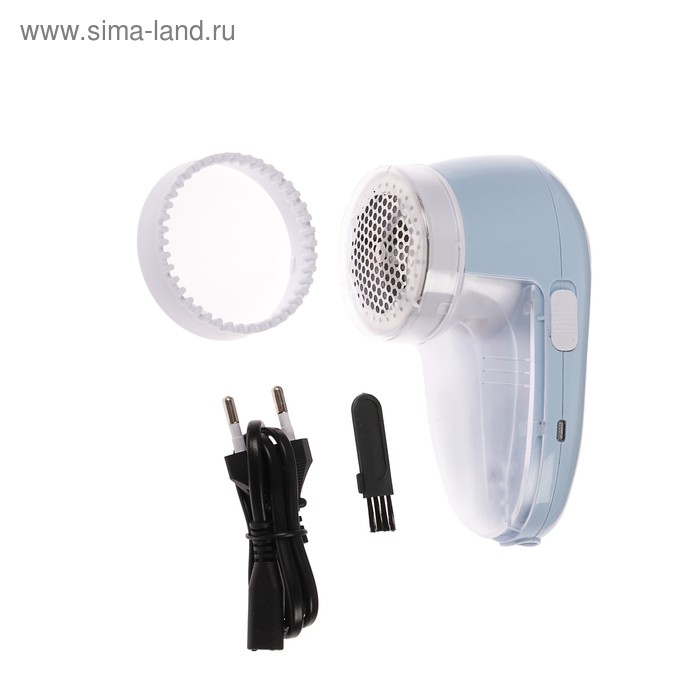 Машинка для удаления катышков Luazon LUK-04, от АКБ, голубой Машинка для удаления катышков Luazon LUK-04, от АКБ, голубой