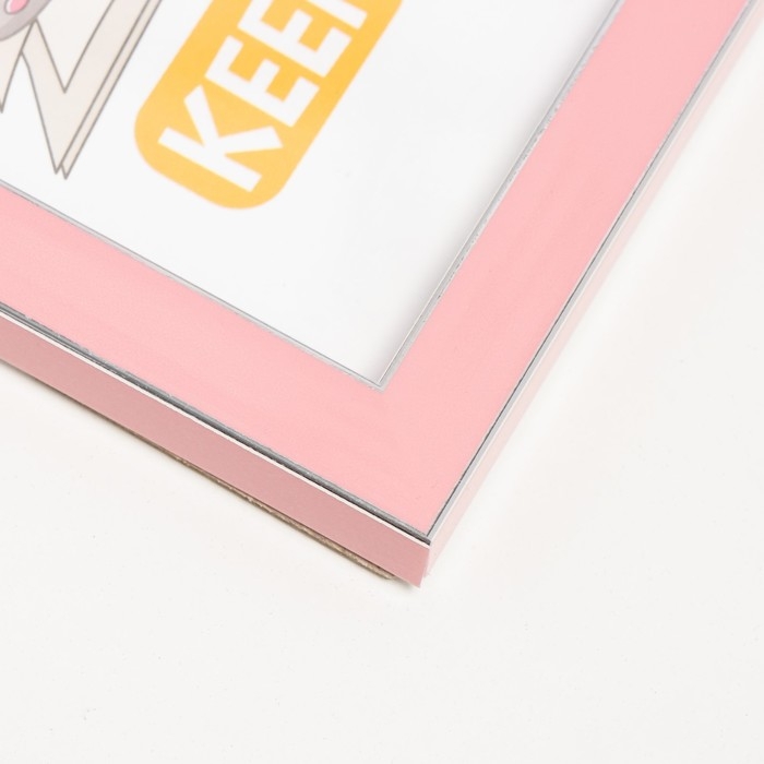 Фоторамка пластик Фоторамка пластик "Акварель" 15х21 см, розовый