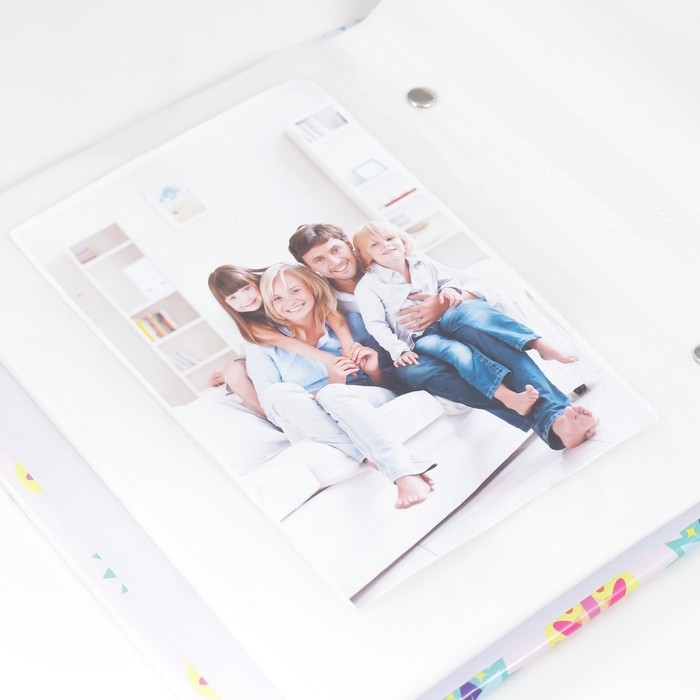 Фотоальбом на 100 фото 13х18 см "Калейдоскоп жизни" 19,5х15,5х4 см