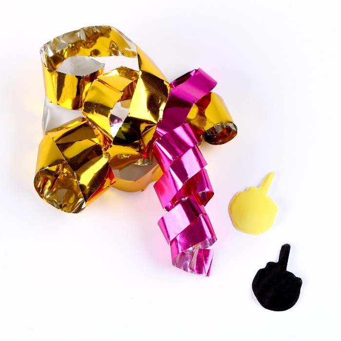 Хлопушка пневматическая &laquo;Иду по жизни с высокоподнятым&raquo; 30см