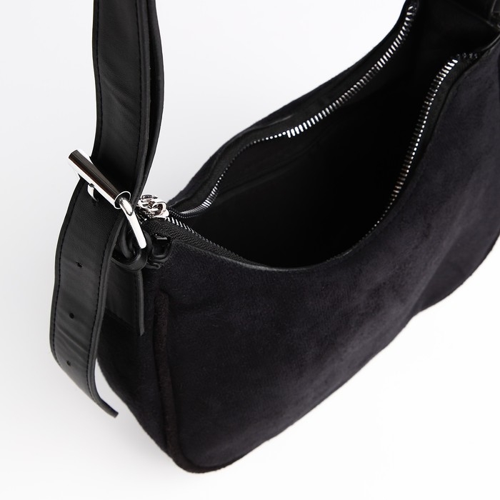 Сумка женская на молнии, цвет чёрный Сумка женская на молнии, цвет чёрный