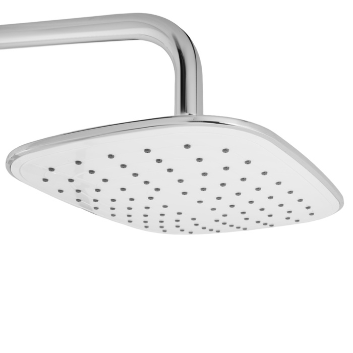 Душевая система ZEIN Z1005, тропическая и ручная лейка 3 режима, шланги, стойка, мыльница Душевая система ZEIN Z1005, тропическая и ручная лейка 3 режима, шланги, стойка, мыльница