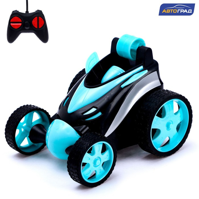 Перевёртыш радиоуправляемый «Циклон», работает от батареек, цвет синий Перевёртыш радиоуправляемый «Циклон», работает от батареек, цвет синий