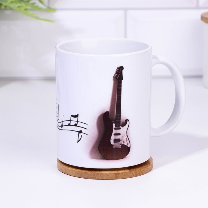 Кружка чайная керамическая Кружка чайная керамическая "Мелодия"