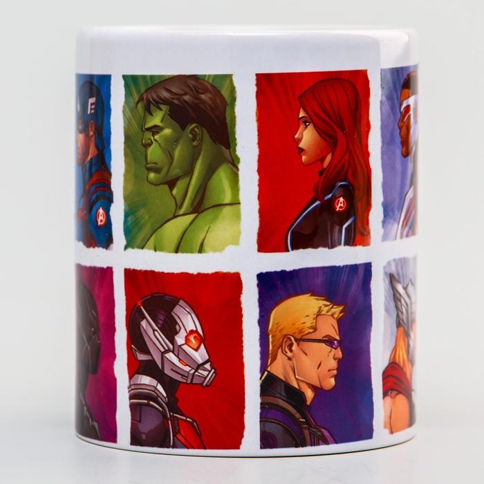 Кружка сублимация, 350 мл Кружка сублимация, 350 мл "Супер-герои", Мстители