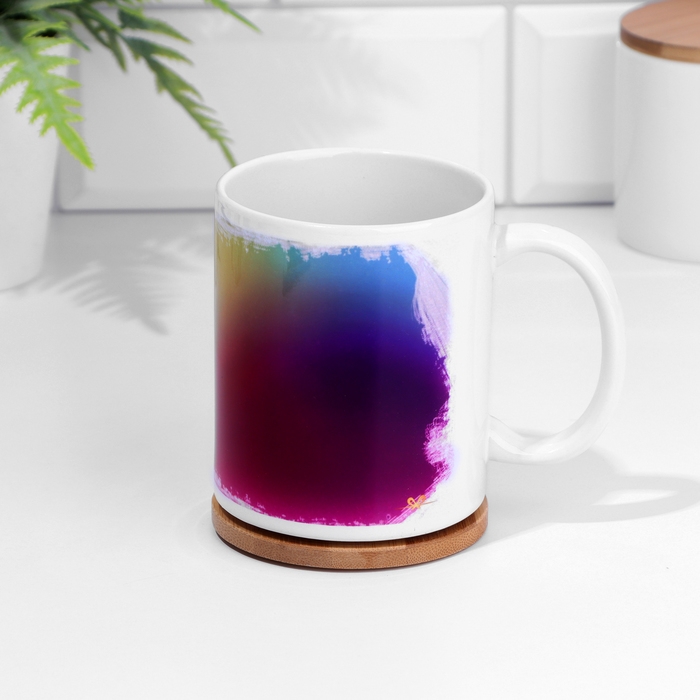 Кружка сублимация "Очень креативный", с нанесением