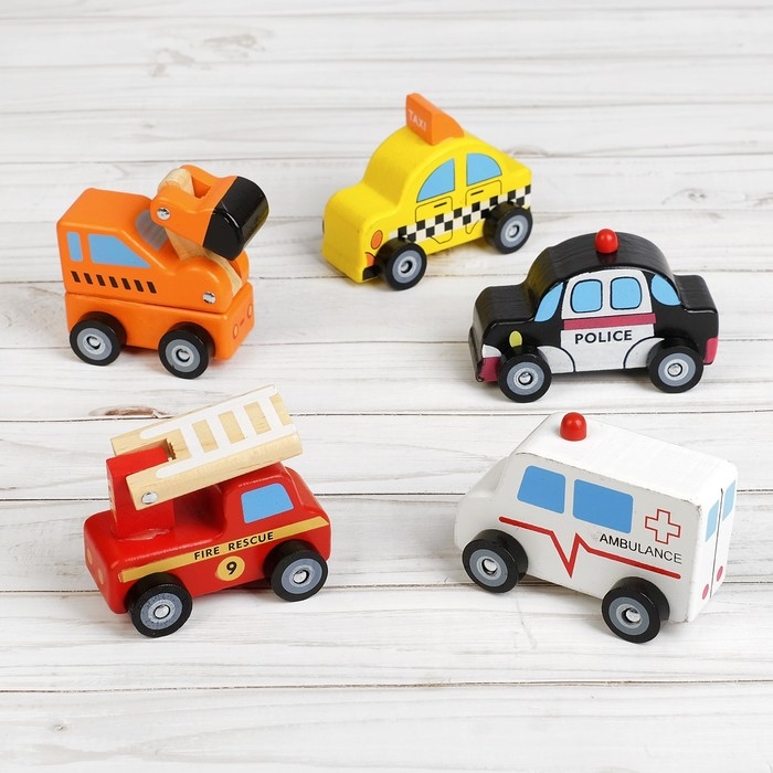 Игрушка дерево «Автомобили» МИКС Игрушка дерево «Автомобили» МИКС