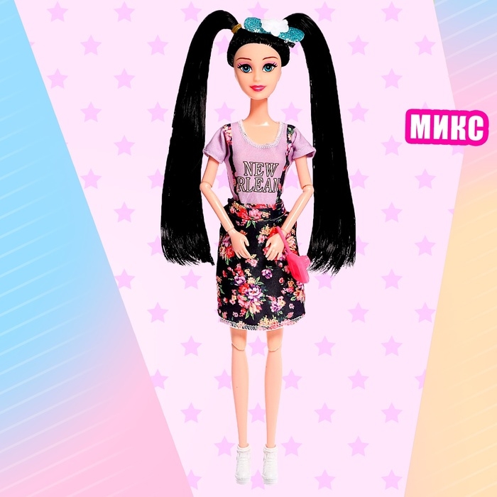 Кукла-модель «Летний стиль» в коробке МИКС Кукла-модель «Летний стиль» в коробке МИКС