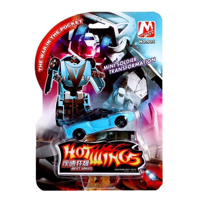 Робот «Автобот», трансформируется, цвет голубой Робот «Автобот», трансформируется, цвет голубой