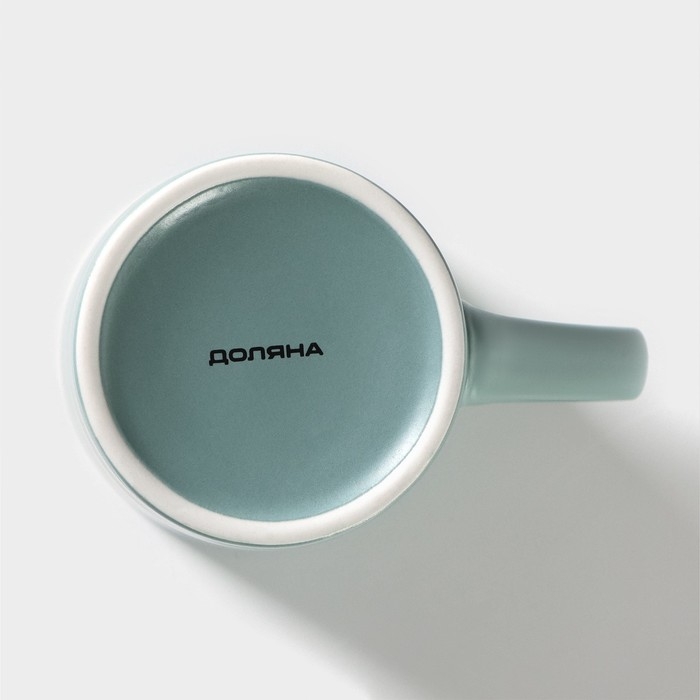 Кружка фарфоровая Доляна Good morning. Home, 385 мл, цвет голубой Кружка фарфоровая Доляна Good morning. Home, 385 мл, цвет голубой