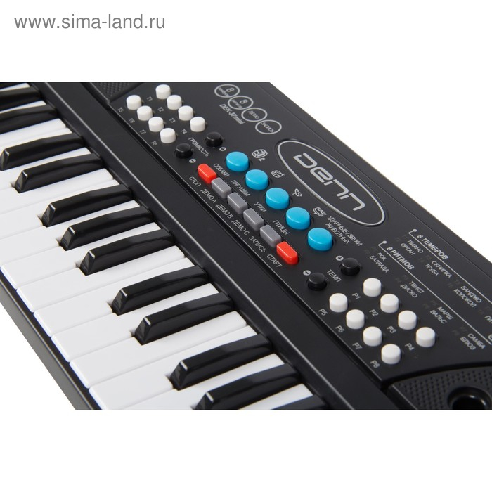 Синтезатор DENN DEK37mini, 8 тембров, 4 тона, 37 клавиш Синтезатор DENN DEK37mini, 8 тембров, 4 тона, 37 клавиш