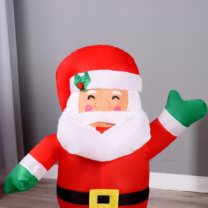 Надувная фигура  Надувная фигура "Дед Мороз" машет рукой, 90 см